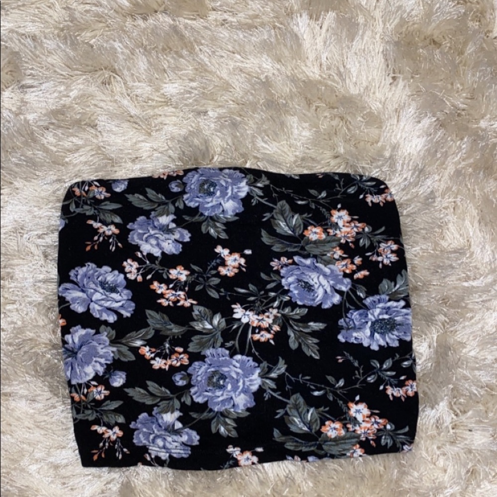 AEO Soft & Sexy Floral Tube Top